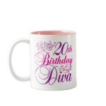 20th Birthday Diva Mug