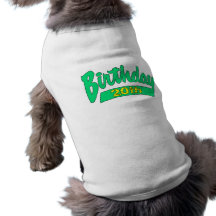 20th Birthday Gifts Doggie T Shirt