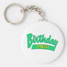 20th Birthday Gifts Key Chain