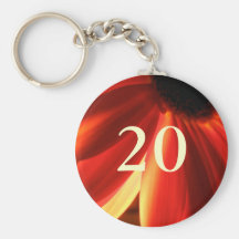 20th Birthday Keychains