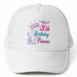 20th Birthday Princess Mesh Hats