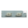 20th century tea cup and saucer, Bavaria, Germany Bumper Stickers