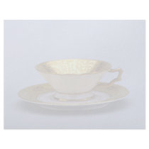 20th century tea cup and saucer, Bavaria, Germany Letterhead Template