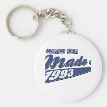 20th year birthday designs keychains