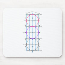 20x60m Dressage Court **Circles** Mouse Pads