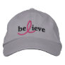 ($21.95) Believe Breast Cancer Ribbon Hat
