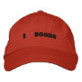 ($21.95) I Heart Boobs Breast Cancer Hat Embroidered Baseball Cap