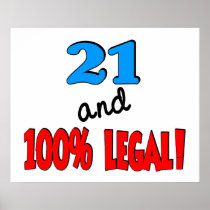21 and 100% legal