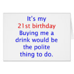 21 buy me a drink