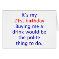 21 buy me a drink