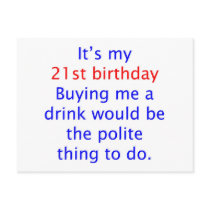 21 buy me a drink