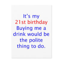 21 buy me a drink