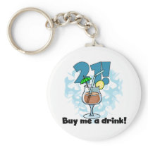 21 Buy Me a Drink T-shirts and Gifts Key Chain