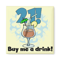 21 Buy Me a Drink T-shirts and Gifts Fridge Magnets
