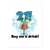 21 Buy Me a Drink T-shirts and Gifts Post Card