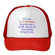 21 Polite thing to do Mesh Hats