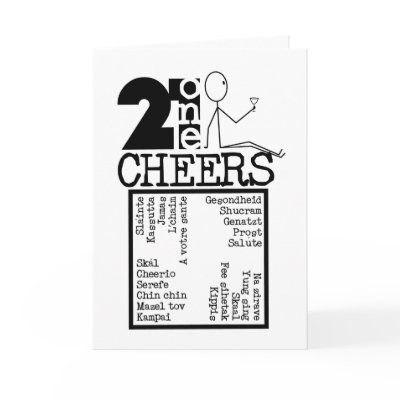 21CheersB&W Cards by SuzArt