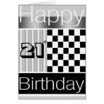 21ème Anniversaire Carte De Vœux
