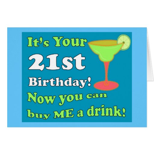 21ème Anniversaire Carte De Vœux