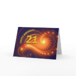 21st birthday card