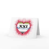21st Birthday Greeting Cards