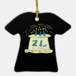 21st Birthday Christmas Ornament