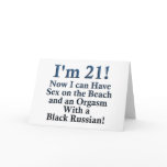 21st Birthday Gifts Card