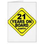 21st Birthday Greeting Cards