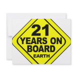 21st Birthday invitations