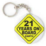 21st Birthday Key Chains