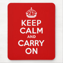 21st Birthday mousepads