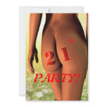 21st Birthday party Invitation envelope