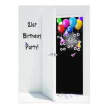 21st Birthday Party surprise Personalized Invite