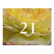 21st Birthday Postcard