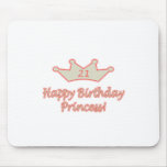 21st  Birthday Princess Mouse Pads