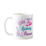 21st Birthday Princess Coffee Mugs