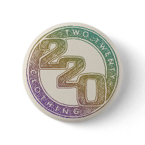 220 Clothing - Sketch Pinback Buttons