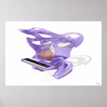 #22-01: Shark Piano. Poster