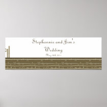 22.5"x7.5" Personalized Banner Bamboo Bliss Posters