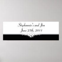 22.5"x7.5" Personalized Banner Summer Love & Shell Print