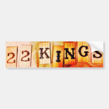 22 Kings Bumper Sticker