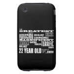 22nd Birthday Party Greatest Twenty Two Year Old iPhone 3 Tough Covers