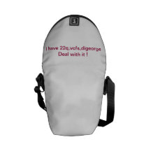 22q deletion awareness messenger bags