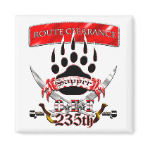 235th Sappers Fridge Magnet