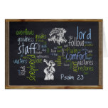23rd Psalm Chalkboard 1 Card