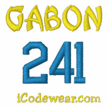 241 Gabon Embroidered Hoodies