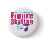 24/7 Figure Skating Buttons
