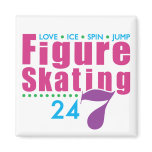 24/7 Figure Skating Fridge Magnets