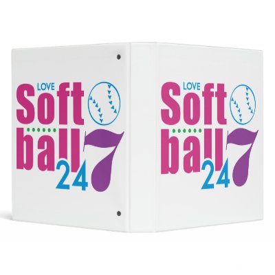 24/7 Softball Binders by truetomboy