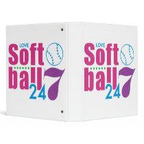 24/7 Softball Binders